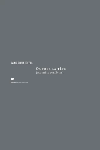 Ouvrez la tête - David Christoffel - éditions MF